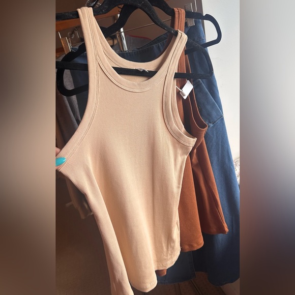 Rib Stretch Organic Cotton  tank top - Picture 4 of 8